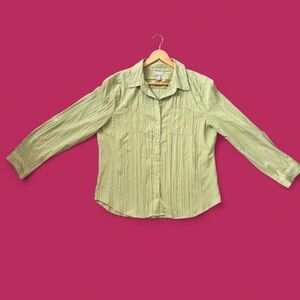 Chico's Light Green Blouse